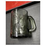 Vintage Ronald McDonald and Captain Crook glass
