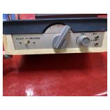 untested vintage portable transistor tape recorder