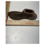 Vintage cast iron shoe mold