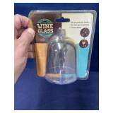 Unopened Portable wine glass plastic