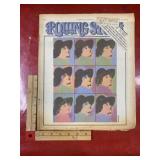 Vintage Rolling Stone magazine Andy Warhol