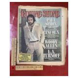 Vintage Rolling Stone magazine Paul Simon