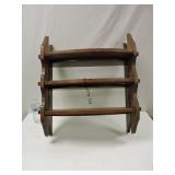 (2) Wooden Shelf