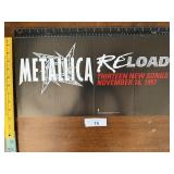 Metallica Reload Thirteen New Songs Poster
