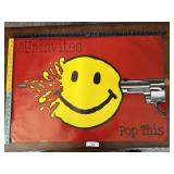 The Unvited Pop This Smiley Shoot Poster