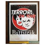 Terror On Tour Buttsteak Poster Concert