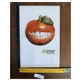 Ben Arthur Smiling Tomato Weird Poster