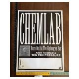 Chemlab Burn out at the Hydrogen Bar Poster
