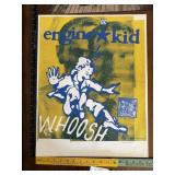 Engine Kid Whoosh CZ Records Poster Astronaut