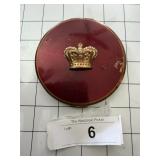 Vintage Crown Makeup Compact