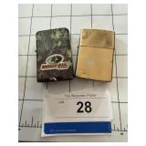 Mossy Oak and Zippo Lighter Lot