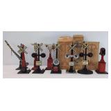 Collection of Marx Toy Train Accessories and Signals