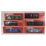 Modern Era Lionel O Gauge 9114, 9116, 9117, 9122, 9128, 9260 Mint in box