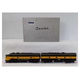 Tenshodo Draper C&NW EMD F-9 Diesel Loco Brass Model Train Set