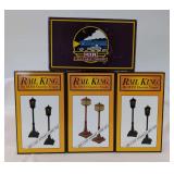 MTH Rail King Electric Trains Street Lamp Sets - Lot of 4
