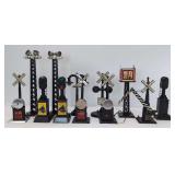 Collection of Toy Train Signals and Accessories