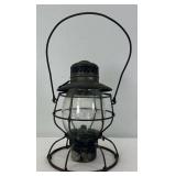 Handlan-Buck Mfg. The Handlan D.&R.G. R.R. railroad lantern w/ D&RG Safety First embossed globe