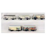 Marklin/Roco HO Gauge group of five club cars H.D. Teppe, Wertheimer Eisenbahnclub e.V., and others