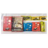 Large group of Marklin HO layout M track accessories in original boxes