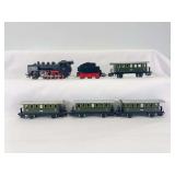 Marklin HO Gauge 24 058 2-6-0 steam loco, FM 809 tender, three 2nd class coaches, 2nd class Boll Goppingen