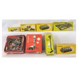 Large group of Marklin HO layout M track accessories in original boxes