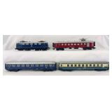 Marklin HO Gauge DB E41024 Electric locomotive, 1st & 2nd class coaches, SBB CFF Restaurant car