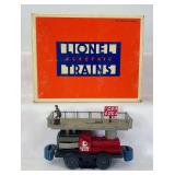 Modern Lionel O Gauge 18406 operating track maintenance car in original box