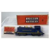 Postwar Lionel O Gauge 624 Chesapeake and Ohio NW-2 diesel switcher locomotive in original box