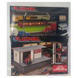 Modern Lionel O Gauge 12798 Fork Lift Loader Station and 12802 Roadside Diner w/smoke and lights in original boxes