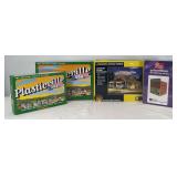 O Gauge building kits unbuilt in original boxes, Plasticville, Ameri-Towne, Woodland Scenics all Mint