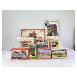 Tyco 7789; Model Power 421, 441, 703; Ideal B-251, B-252; Pola 524; Plasticville 2609-100; AHM 5610 HO gauge kits