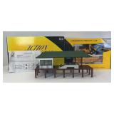 Group of three K-Line O Gauge operating platforms and coal dump car