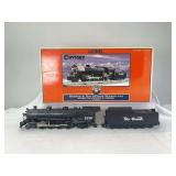 Modern Lionel O Gauge 18080 Denver & Rio Grande 2-8-2 Mikado steam locomotive and tender in original box