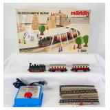 Marklin HO Gauge Set 2902 120v in original box, steam passenger starter