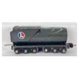 Prewar Lionel O Gauge 2263W twelve wheel tender with whistle in gun metal gray