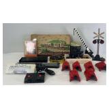 Group of postwar Lionel O Gauge 154, 252, 160, 260x5, RCS, CTC, more parts and pieces!