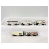 Marklin/Roco HO Gauge group of five club cars H.D. Teppe, Wertheimer Eisenbahnclub e.V., and others