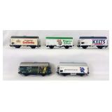 Marklin/Lilliput HO Gauge Kuppers Kolsch, Gtuttgarter hofbrau, Distelhauser, Pabst Blue Ribbon, Kelts