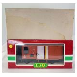 LGB G Scale 4027 Montreux Oberland Bernois MOB metal door box car no. 557 in original box w/sleeve