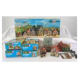 Kibri B-6854 Z scale building kits in original boxes some unbuilt