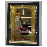 Modern Lionel "More than a toy... A tradition" hall mirror 18.5" X 24.5"