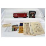 Postwar American Flyer S Gauge 970 Seaboard operating brakeman boxcar plus more