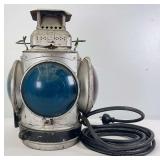 The Adlake Non-Sweating Lamp S.P.  RIGHT red blue bracket 4-way switch lantern