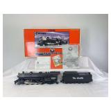 Modern Lionel O Gauge 18080 Denver & Rio Grande 2-8-2 Mikado steam locomotive and tender in original box