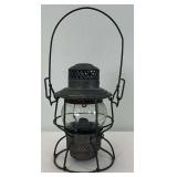The Adams & Westlake Co. D&RGWRR railroad lantern original clear globe