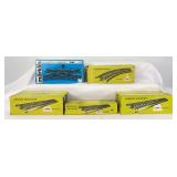 Group of Marklin HO M track in original boxes four 5111, four 5016, one 5100 and one 5128