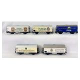 Marklin/Roco HO Gauge Dortmunder, Schlob-Pils, Dopplebock Dunkel, Das Einzig Wahre Warsteiner, Distelhauser Brauerei beer cars