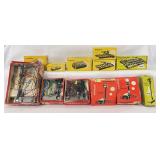 Large group of Marklin HO layout M track accessories in original boxes