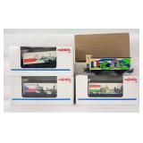 Marklin HO Gauge Special Edition International Car Series, 2512, 84680A, 84681A, 84682A in original boxes