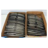 Seventy-four sections of Lionel O Gauge curved track prewar/postwar/modern